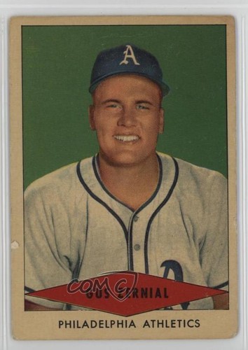 Gus Zernial 1954 Red Heart card
