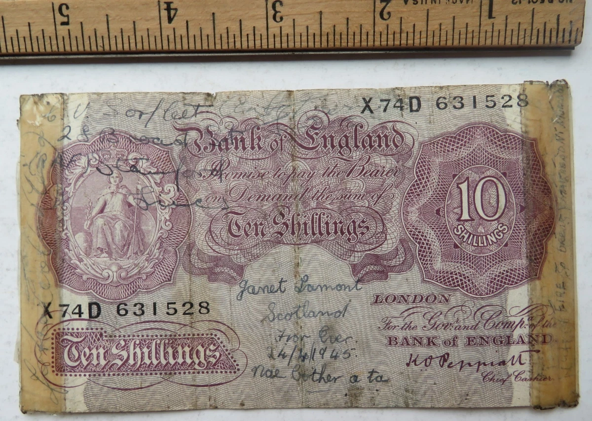 25+ UK Paper Money 10 Shilling Note for sale | Updated Oct 2026