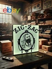 Zig Zag Man Light Up LED Neon Sign - Raw Hemp Rolling Smoking Vintage