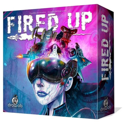 Drawlab: Fired Up Brettspiel, komplettes Spiel, Alter 14+, 2-5 Spieler Neu OVP*