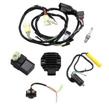 For HONDA TRX400EX 1999-2004 CDI Ignition Coil Spark Plug Wire Harness Assy