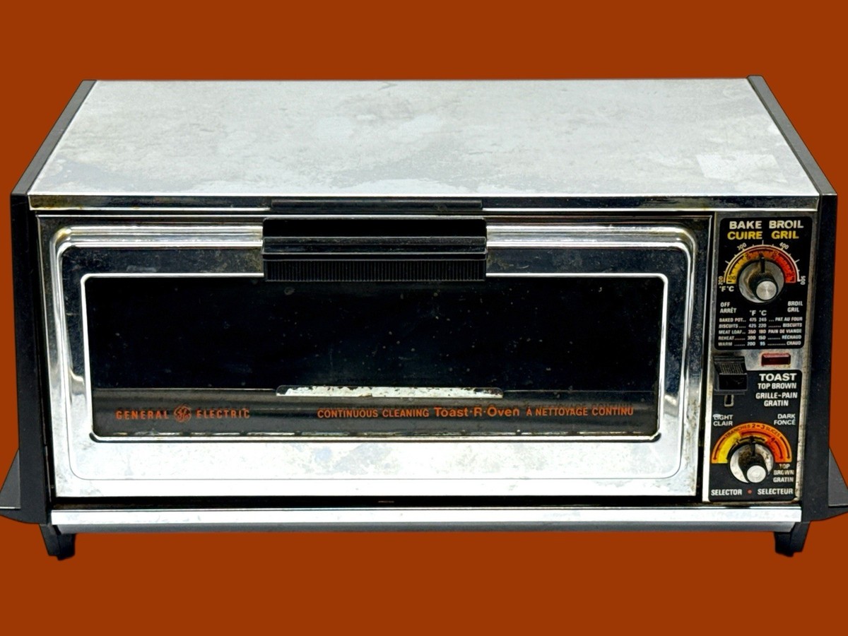 Vintage GE Countertop Toast-n-Broil Toaster Oven TR930B 8404 1500