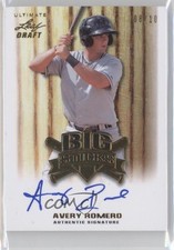 2012 Leaf Ultimate Draft Big Sticks Gold 8/10 Avery Romero #BS-AR2 Auto 0t3