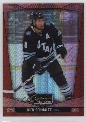 2024-25 O-Pee-Chee Platinum Red Prism 140/199 Nick Schmaltz #15 0tc8
