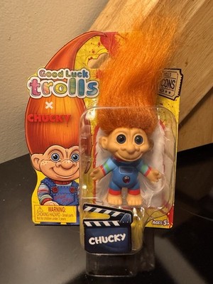 Good Luck Trolls CHUCKY Childs Play Good Guys Movie Troll Doll Horror Icon NEW