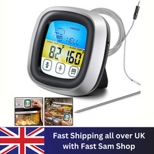 Remote Read LCD Digital Food Thermometer Meat Probe Kitchen Cooking BBQ Turkey