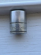 S-K Wayne 1/4" Drive SAE 1/2" Shallow Socket 6-point 40916