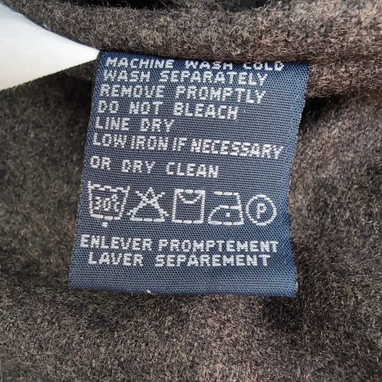 Cutter & Buck Vintage Bomber Jacket Men's Khaki/Wool Lined L - product detail image 5