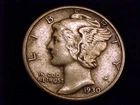1930-P  Mercury Dime, Very Fine to Extra Fine  in Grade.