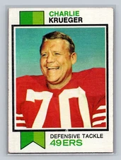 Charlie Krueger 1973 Topps #157 San Francisco 49ers