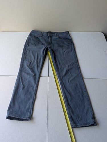 Paige Federal Jeans Herren 34 x 28 blau Denim Stretch gerades Bein USA - Bild 7 von 15