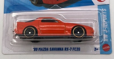 2026 Hot Wheels Mainline '89 Mazda Savanna RX-7 FC3S Short/Long