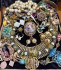 Vintage Estate Costume Jewelry Lot ! TRIFARI , MONET and more!