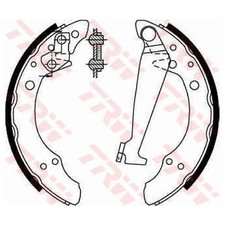 TRW Bremsbackensatz hinten 1H0609526D 1H0609527 1H0609527B 1H0609527D | 23795194