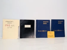 Lodge & Shipley 1408 AVS Lathe Operator's Manual Set of 4, Free USA Shipping