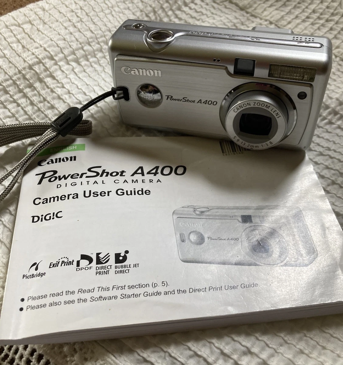 Canon PowerShot A400 1-4.9x Digital Zoom Digital Cameras for sale