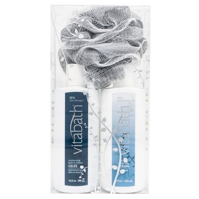 Vitabath Spa Skin Therapy Everyday Skincare Set Moisturizing Shower 10 Fl Oz 