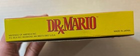 Dr. Mario NES Nintendo Box Only - Excellent Condition - No Game No Manual 1990