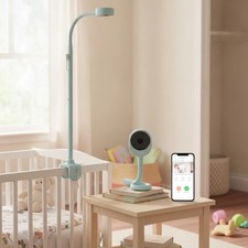 Peekababy Baby Camera with Wireless Audio, Adjustable Crib Mount Monitor, Wor...