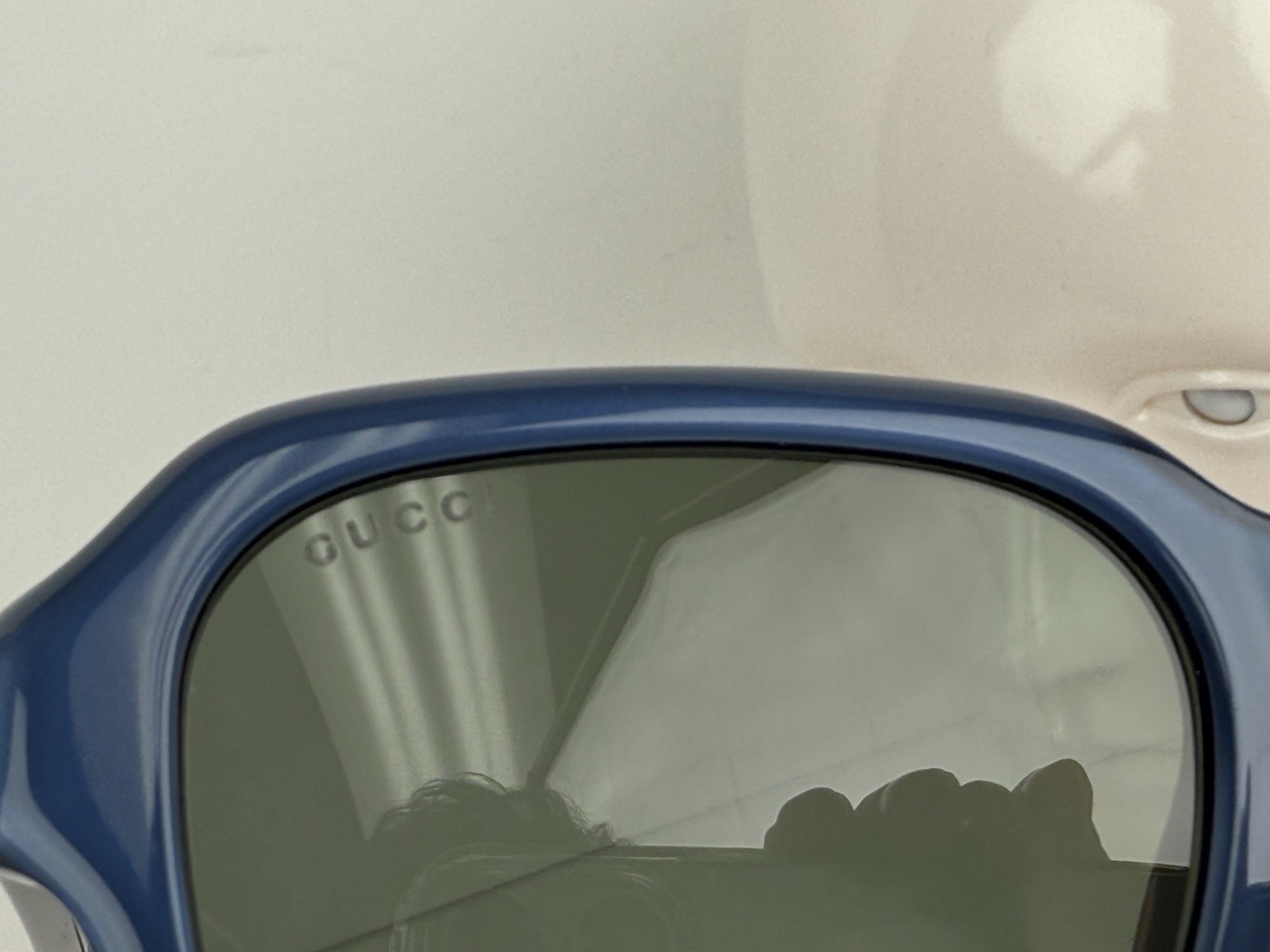 Gucci Logo Rectangular Sunglasses - image 7