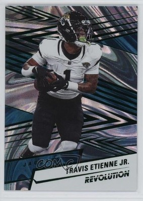 2025 Panini Revolution Green Swirl /199 Travis Etienne Jr #92 1q03