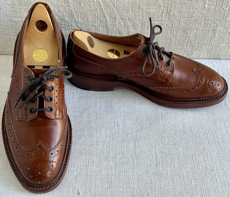 Tricker’s 9633 Marron Antique Bourton Country Shoes UK 9.5 US 10.5 ($765)
