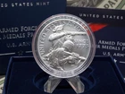 U.S. Armed Forces **U.S. ARMY** 1oz .999 Fine Silver Medal Box & COA ECC&C, Inc.