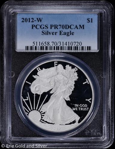 2012-W $1 Proof American Silver Eagle PCGS PR 70 DCAM