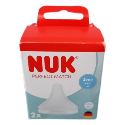 NUK Perfect Match Trinksauger, aus weichem Silikon, Passt sich Babys natürlichem