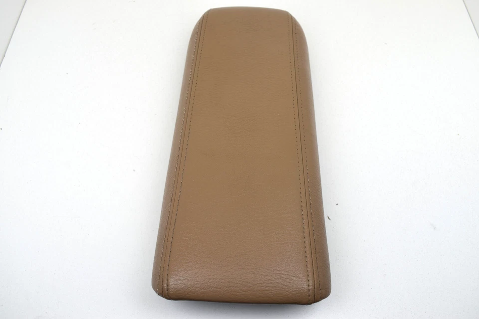 Chrysler 300M 1998-2004 consola central cuero marrón reposabrazos tapa superior cubierta OEM Foto 4 de 4