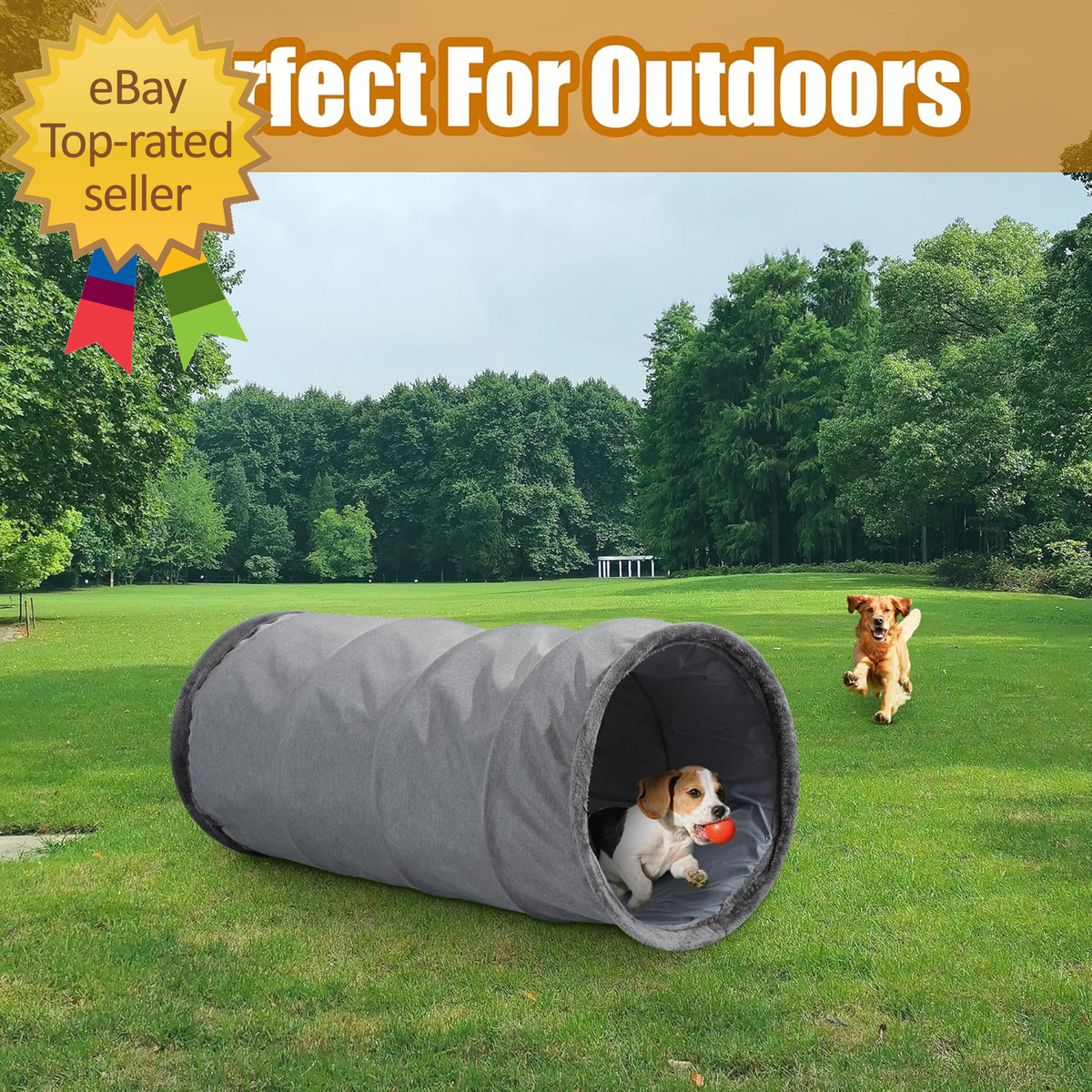 Extra Large Dog Tunnel for Large Dogs, Cats & Adults, Jumbo