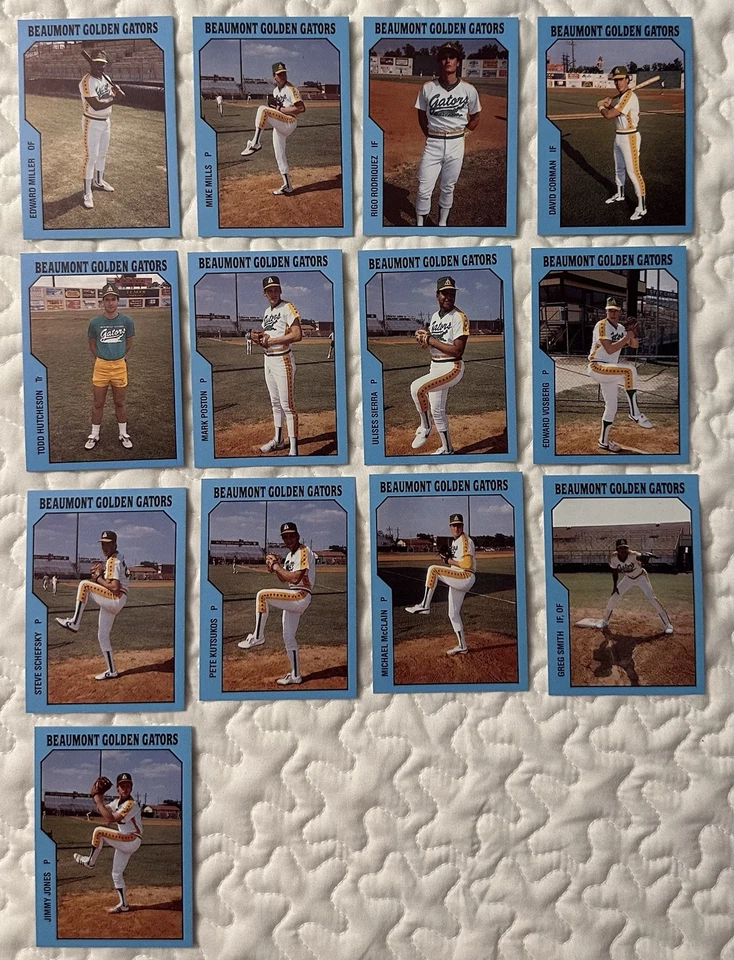 1985 TCMA Beaumont Golden Gators team set singles - Image 3 of 4