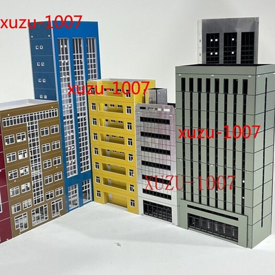 #ad #ad Diorama Building Model City Railroad High rise House Office Scene Model N Scale $23.41