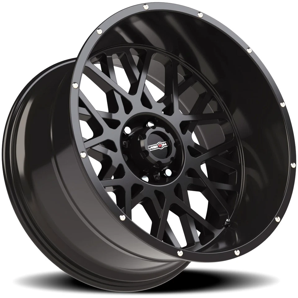Vision 412 Rocker 20x12 8x6.5" -51mm Gloss Black Wheel Rim 20" Inch Foto 2 de 4