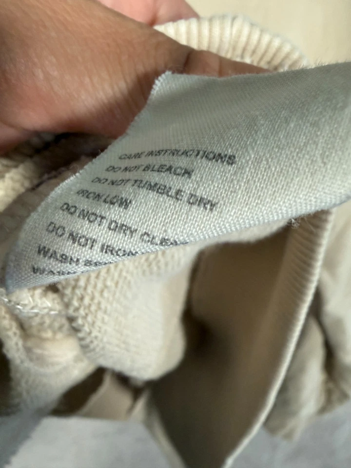 Pangaia Sudadera con Capucha Mujer Grande Beige Pullover Sudadera Aire Libre Yoga Atletismo Foto 4 de 4