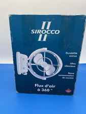 Sirocco II (White) 12/24V Caravan RV Fan from SEEKR by Caframo