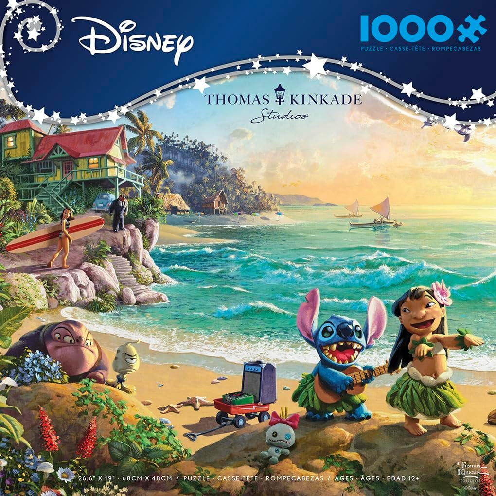 Thomas Kinkade - Disney - Lilo and Stitch - 1000 Piece Jigsaw