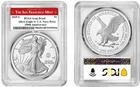 2025 S Silver American Eagle S$1 US Navy Privy PCGS Gem Proof #98