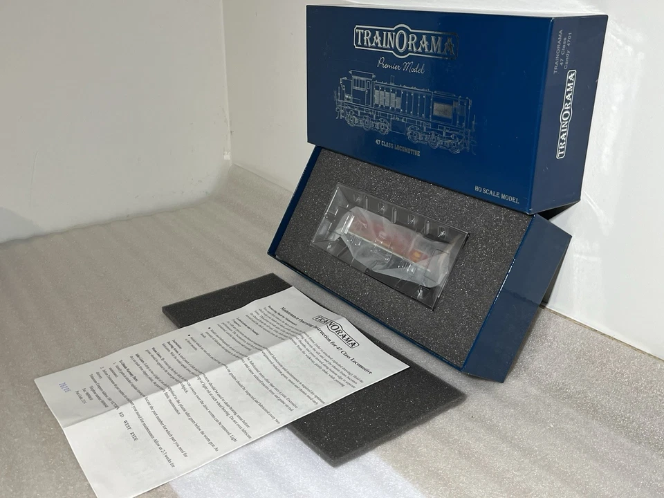 TRAINORAMA HO NSWGR 47 Class Locomotive #4701 Candy Red DC EXC Boxed NICE - Image 4 of 4