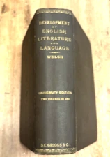 1896 - Development of English Literature and Language - Volume 1 - Alfred Welsh