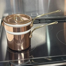 Mauviel Copper Double boiler Never Used. Beautiful Pot!