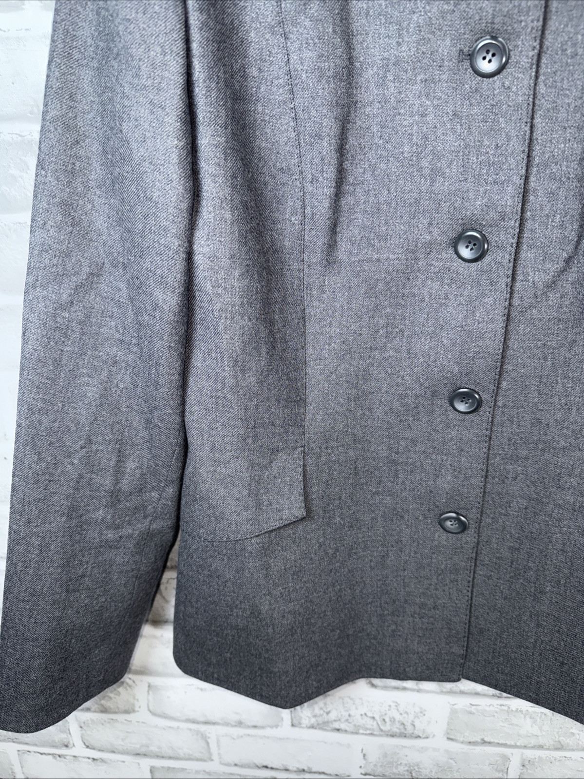 PENDLETON 100% Wool Gray Button Jacket Womens 10 - image 5
