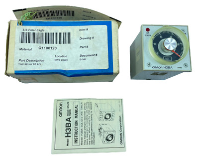 Omron Solid State Timer 5A 250VAC 24VDC 0.5s to 100h H3BA-305