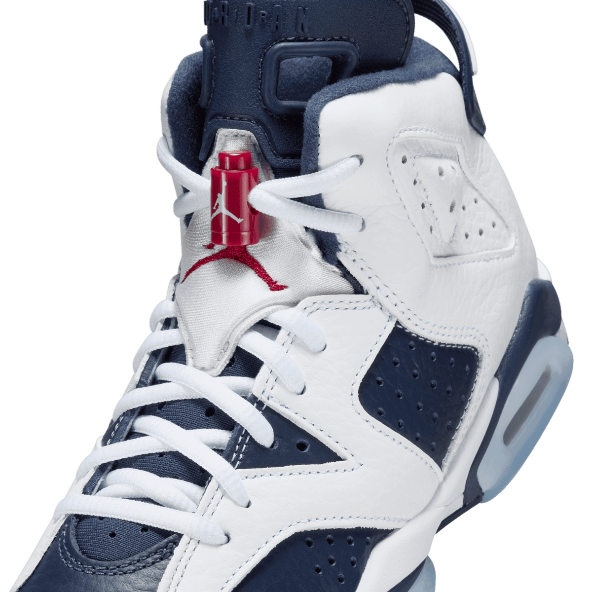 2024 Air Jordan 6 Retro Olympic White Midnight Navy (GS 2024 Air Jordan 6 Retro Olympic White Midnight Navy (GS