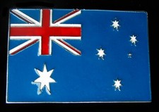NICE AUSTRALIAN FLAG BELT BUCKLE NEW 