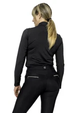 KL Select Gabrielle Knee Patch Breech - Black/Black Patent