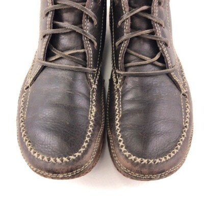 Patagonia Skywalk Dogwood Brown Leather Moccasin Boots Mens  display picture 2