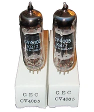 NOS NIB MATCHED PAIR GEC GENELEX CV4005 MADE IN ENGLAND - LOWEST PRICE ON NET