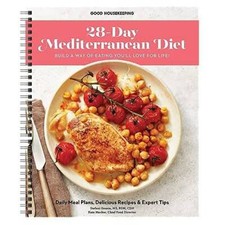 The 28-Day Mediterranean Cookbook: Daily Meal Plans, Delicious Recipes, a - GOOD