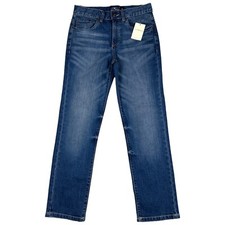NEW Lucky Brand Boys Sz 12 26x26 Jeans Medium Blue Classic Straight Stretch